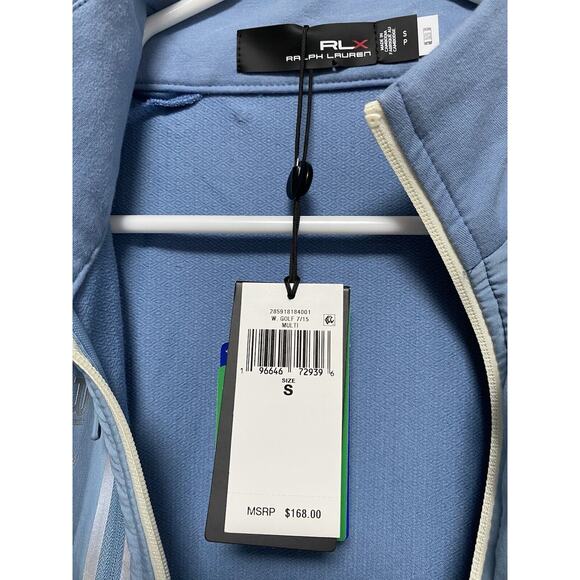 RLX Golf Ralph Lauren Women's Printed Terry Sleeveless Full-Zip Vest Size S NWT - Picture 6 of 10